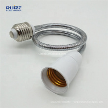 18 28 38 48 58cm E27 Flexible LED light Bulb Base Converters E27 to E27 Socket plug Extension cord wall Lamp Holder Adapter